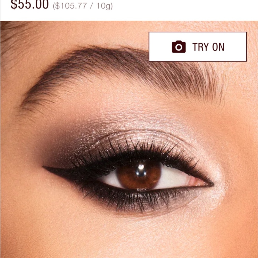 Charlotte Tilbury The Rock Chick Eyeshadow Palette - Cream, Gray, Black - Picture 2 of 2